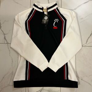 University of Cincinnati Bearcats Quarter Zip Retro Shooting Shirt - XL